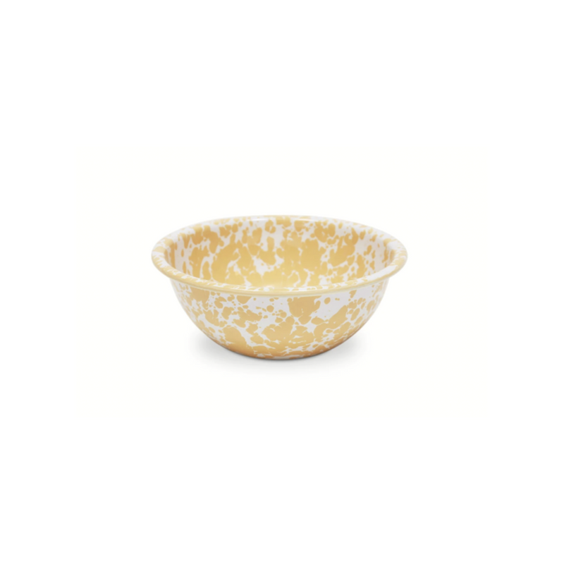 Crow Canyon Splatter Enamelware 20 oz Cereal Bowl
