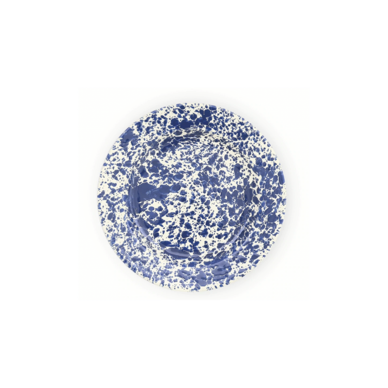 Crow Canyon Splatter Enamelware Dinner Plate 10 Inch