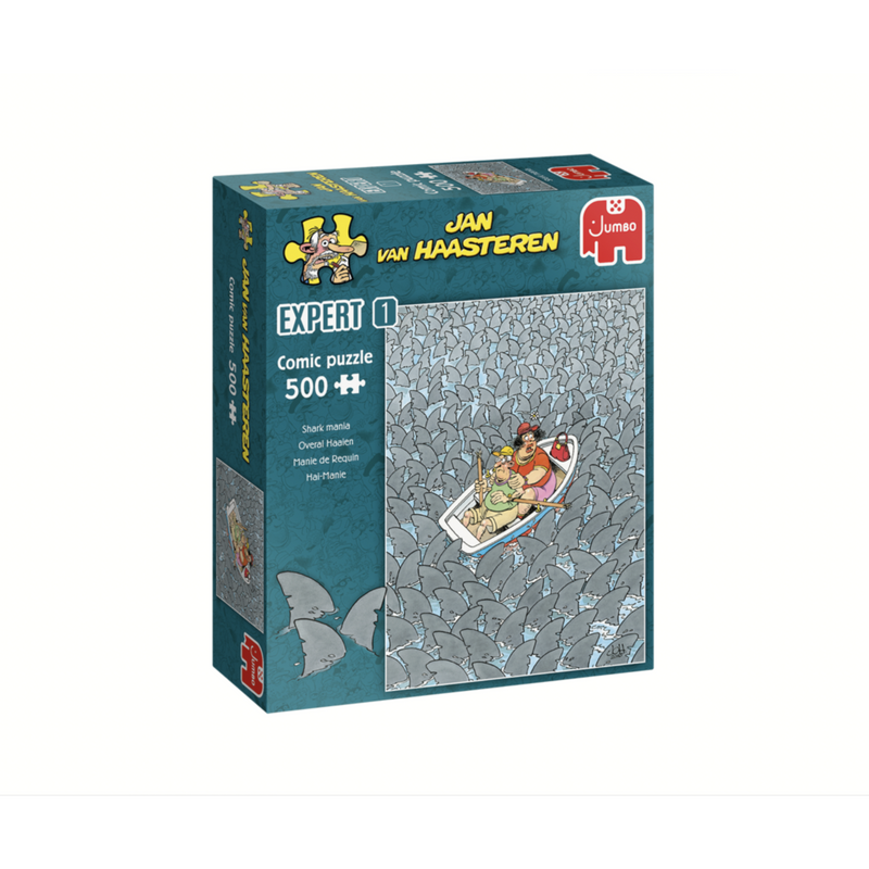 Jan van Haasteren Expert 1 - Shark Mania (500 Pieces)