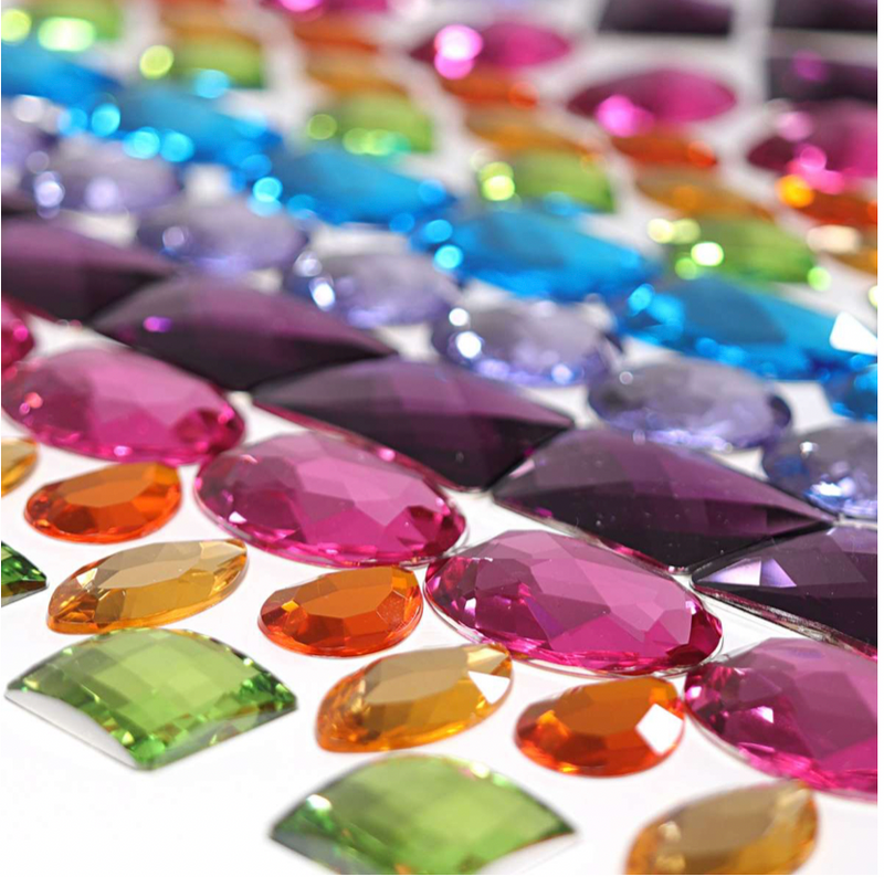 Grimm's 140 Giant Acrylic Glitter Stones