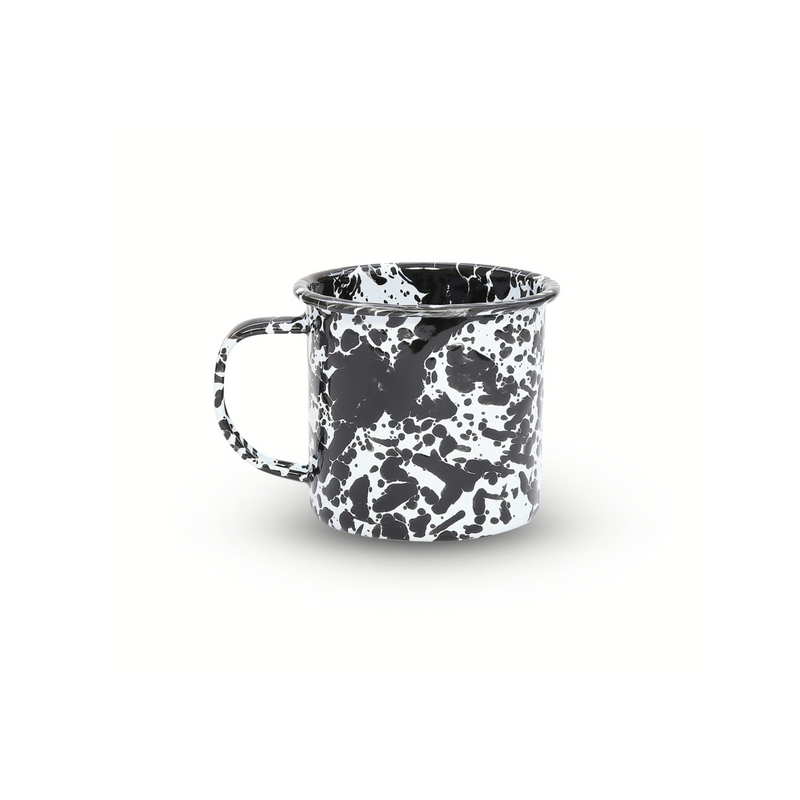 Crow Canyon Splatter Enamelware 12 oz Mug