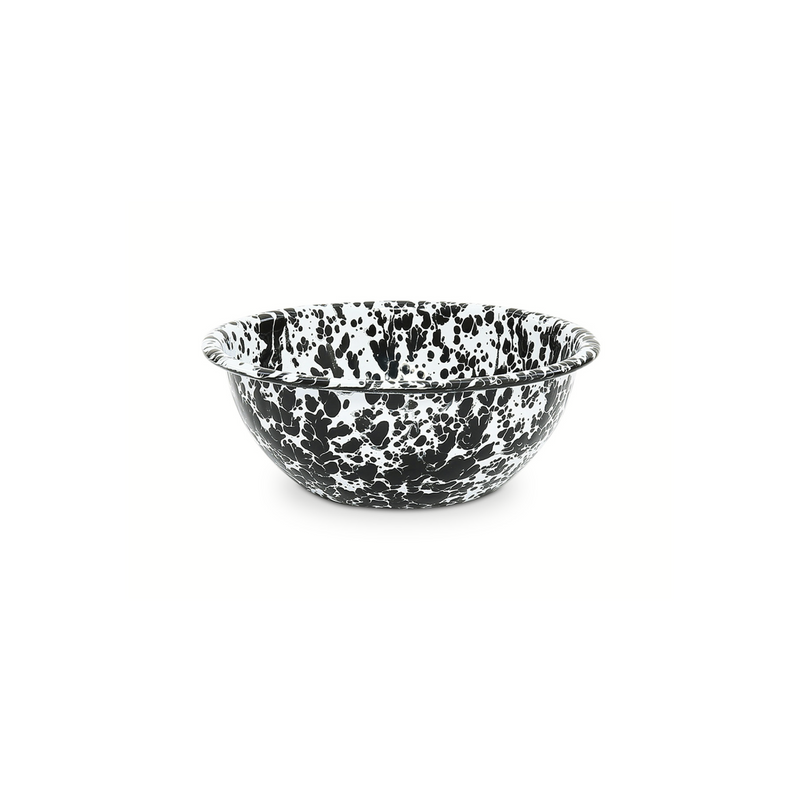 Crow Canyon Splatter Enamelware 20 oz Cereal Bowl