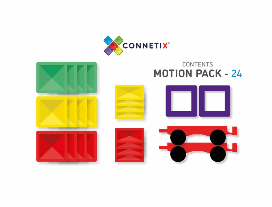 Connetix 24 Piece Motion Pack