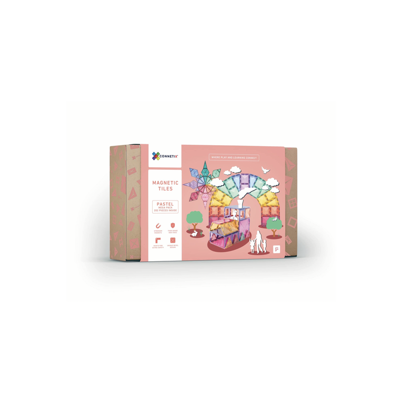 Connetix 202pc Pastel Mega Pack