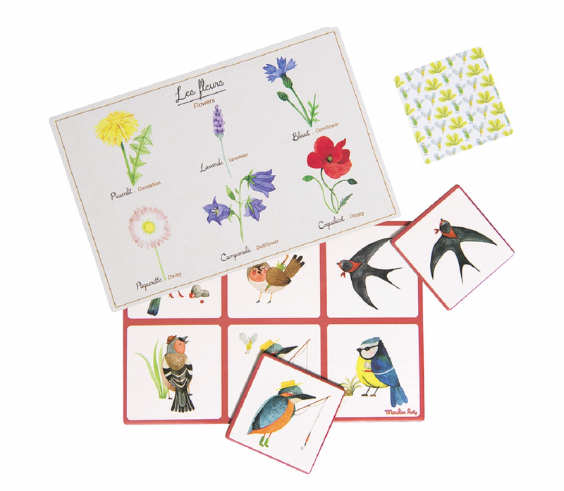 Moulin Roty Le Botaniste Nature Loto (bingo) game