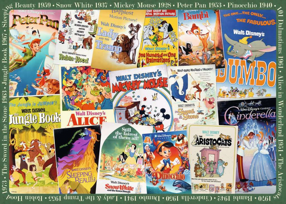 Ravensburger Disney Vintage Movie Posters