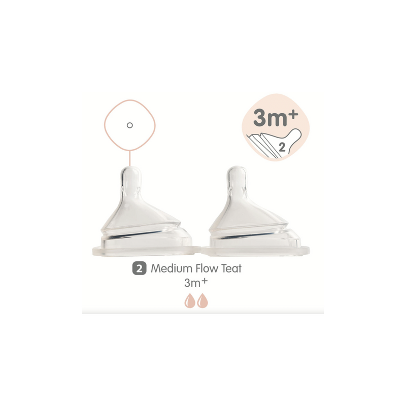 Hegen Teat Medium Flow, 2-pack