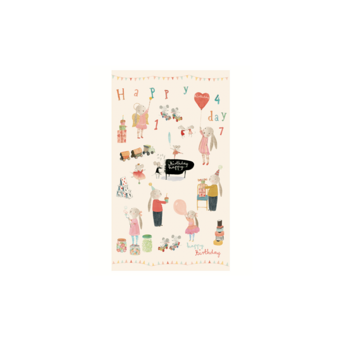 Maileg Gift Wrap Paper, Happy Day  (10 m)