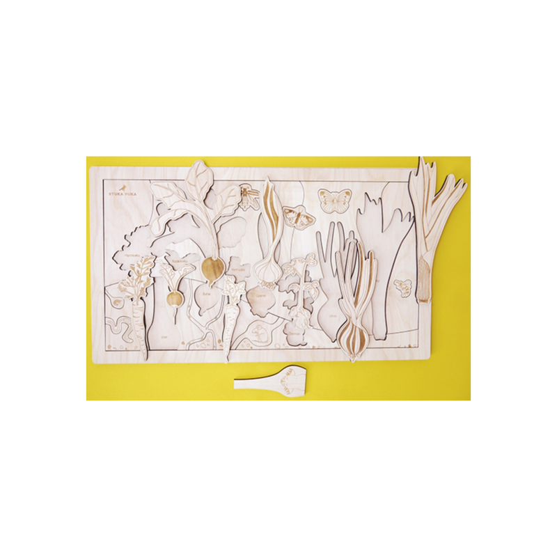 Stuka Puka Secret Garden Wooden Puzzle