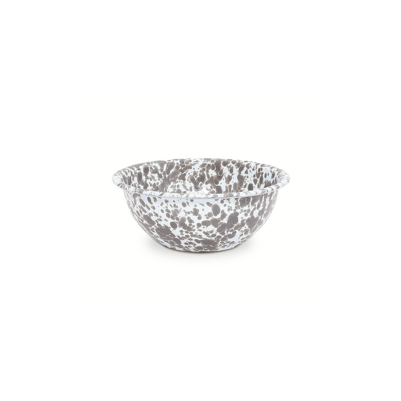 Crow Canyon Splatter Enamelware 20 oz Cereal Bowl