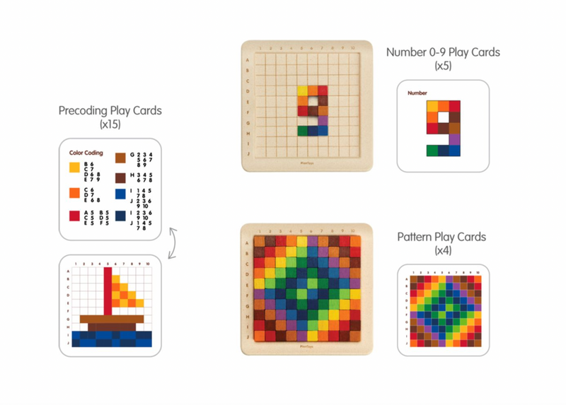 Plantoys 100 Counting Cubes - Unit Plus