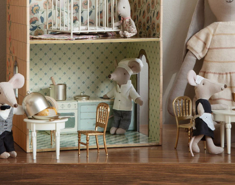 Maileg Gold Chair, Mouse