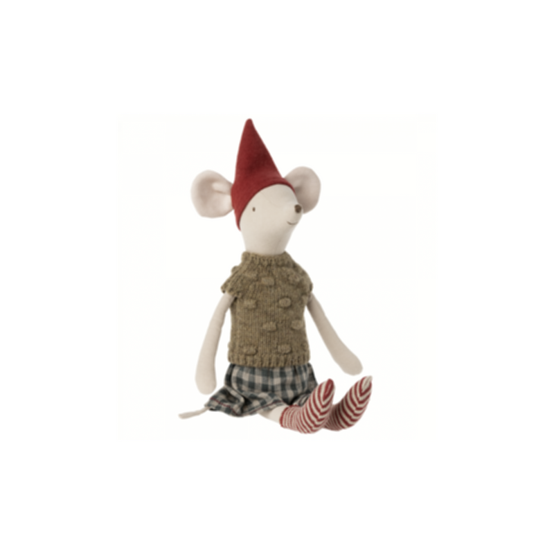 Maileg Medium Christmas Mouse, Girl