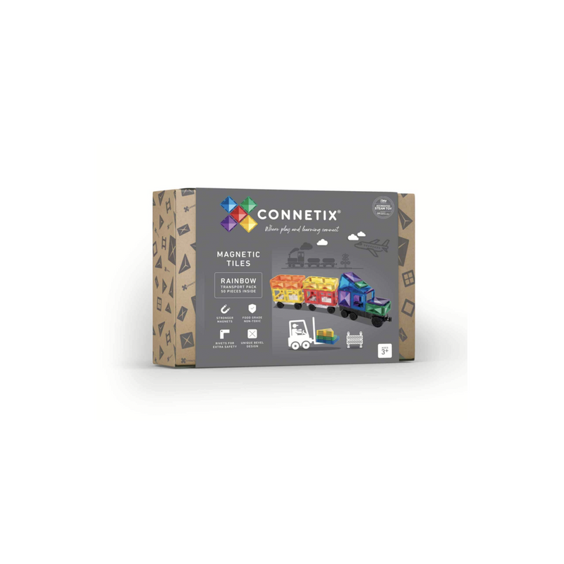 Connetix Rainbow Transport Pack 50 pc