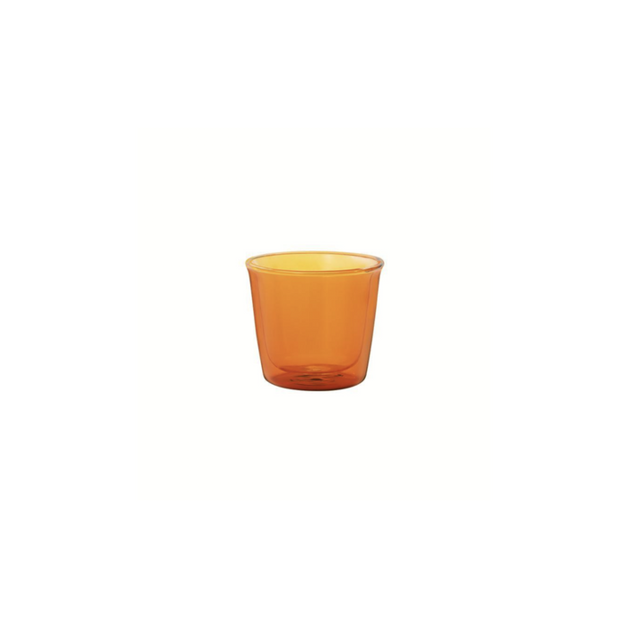 KINTO Cast Amber Double Wall Glass (250ml/8.5oz)