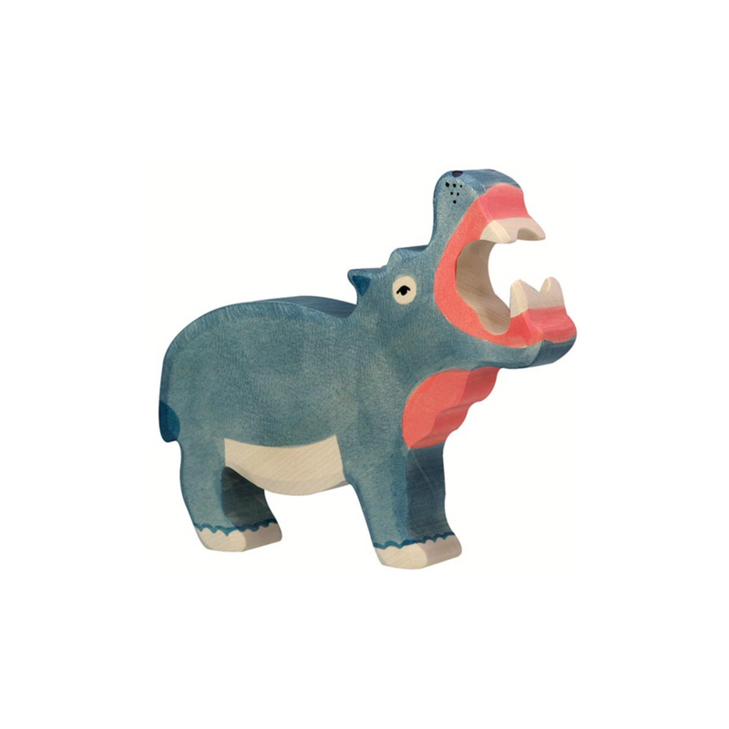 Holztiger Hippopotamus