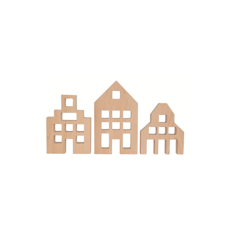 Papoose Building - Houses Set 3 pcs