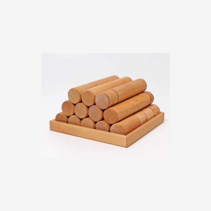 Grimm's Building Rollers, Natural Large
