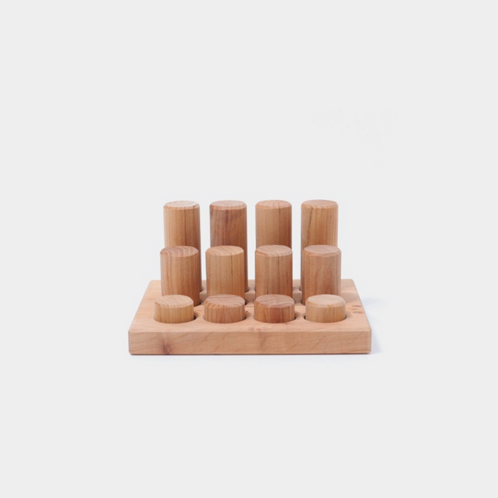 Grimm's Sorting Board With Rollers, Natural