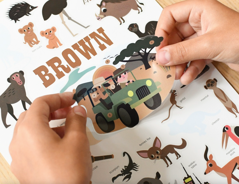 Poppik Mini Discovery Poster Savannah
