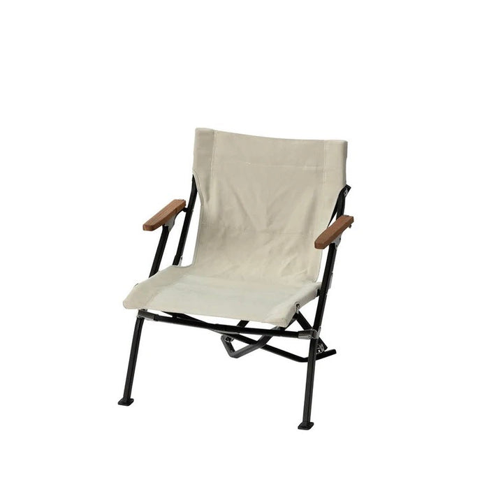 Snow Peak Luxury Low Beach Chair Ivory