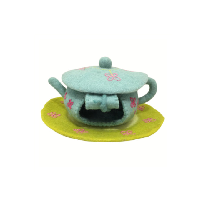 Papoose Fairy Teapot House With Mat