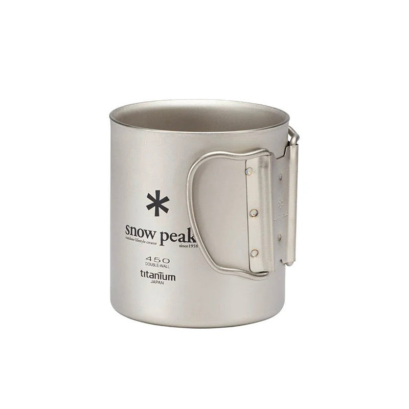 Snow Peak Titanium Double Wall Mug 450 ml